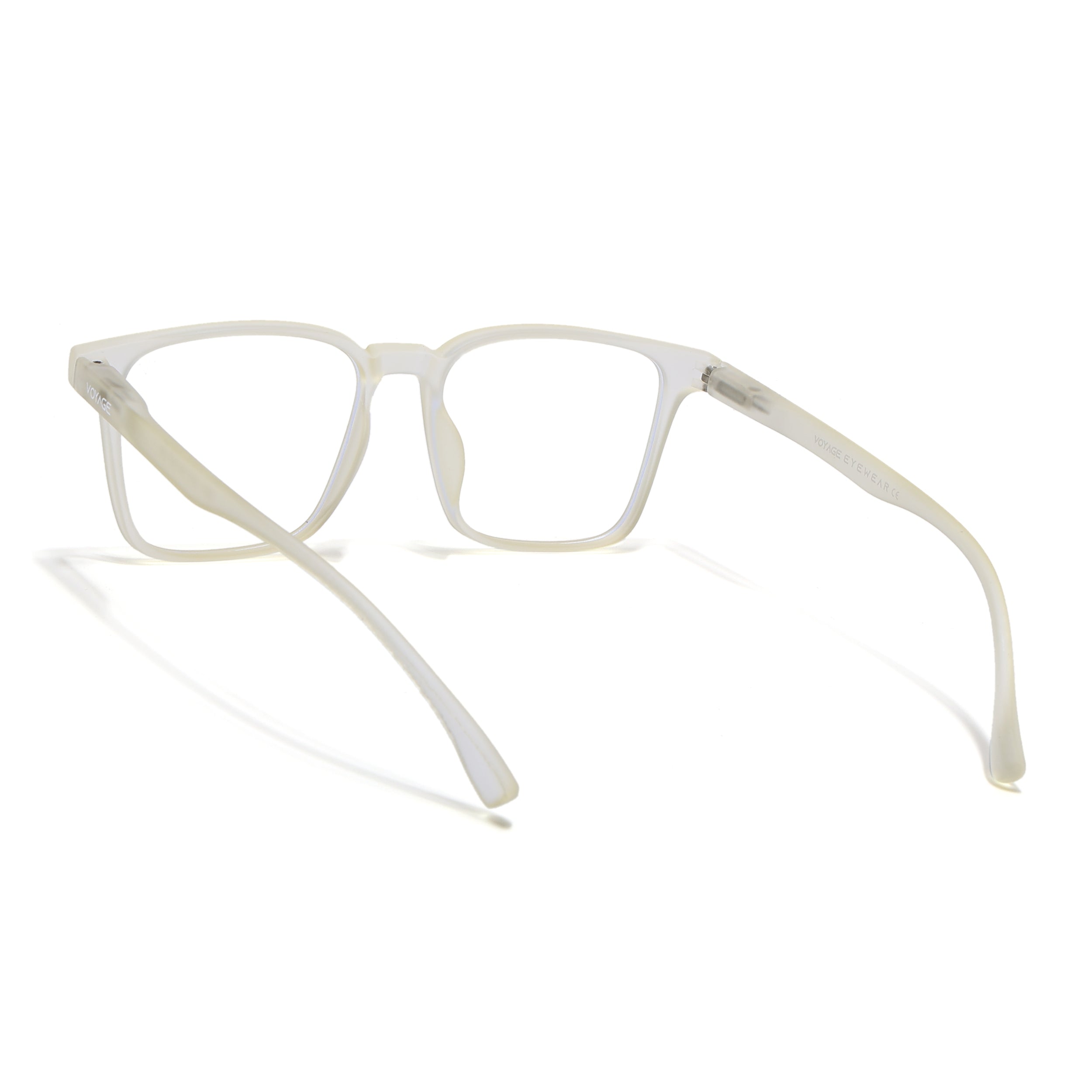 Voyage Air Yellow Square Eyeglasses for Men & Women (TR01MG4527-C2)