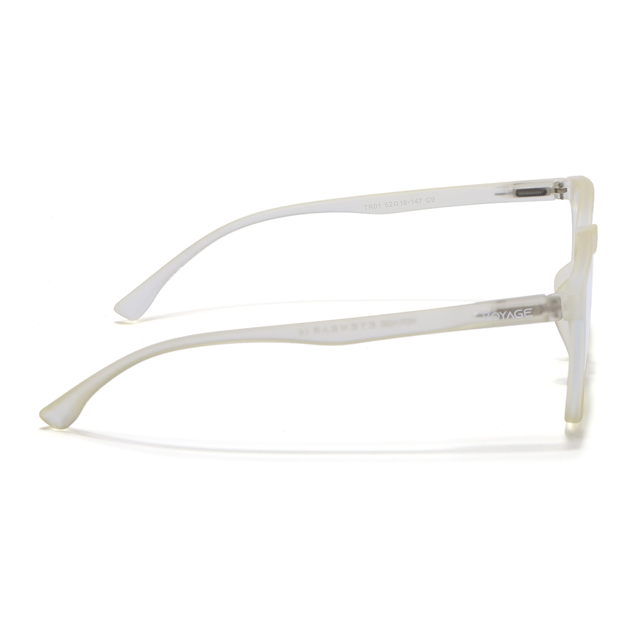 Voyage Air Yellow Square Eyeglasses for Men & Women (TR01MG4527-C2)