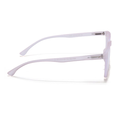 Voyage Air Pink Square Eyeglasses for Men & Women (TR01MG4530-C5)