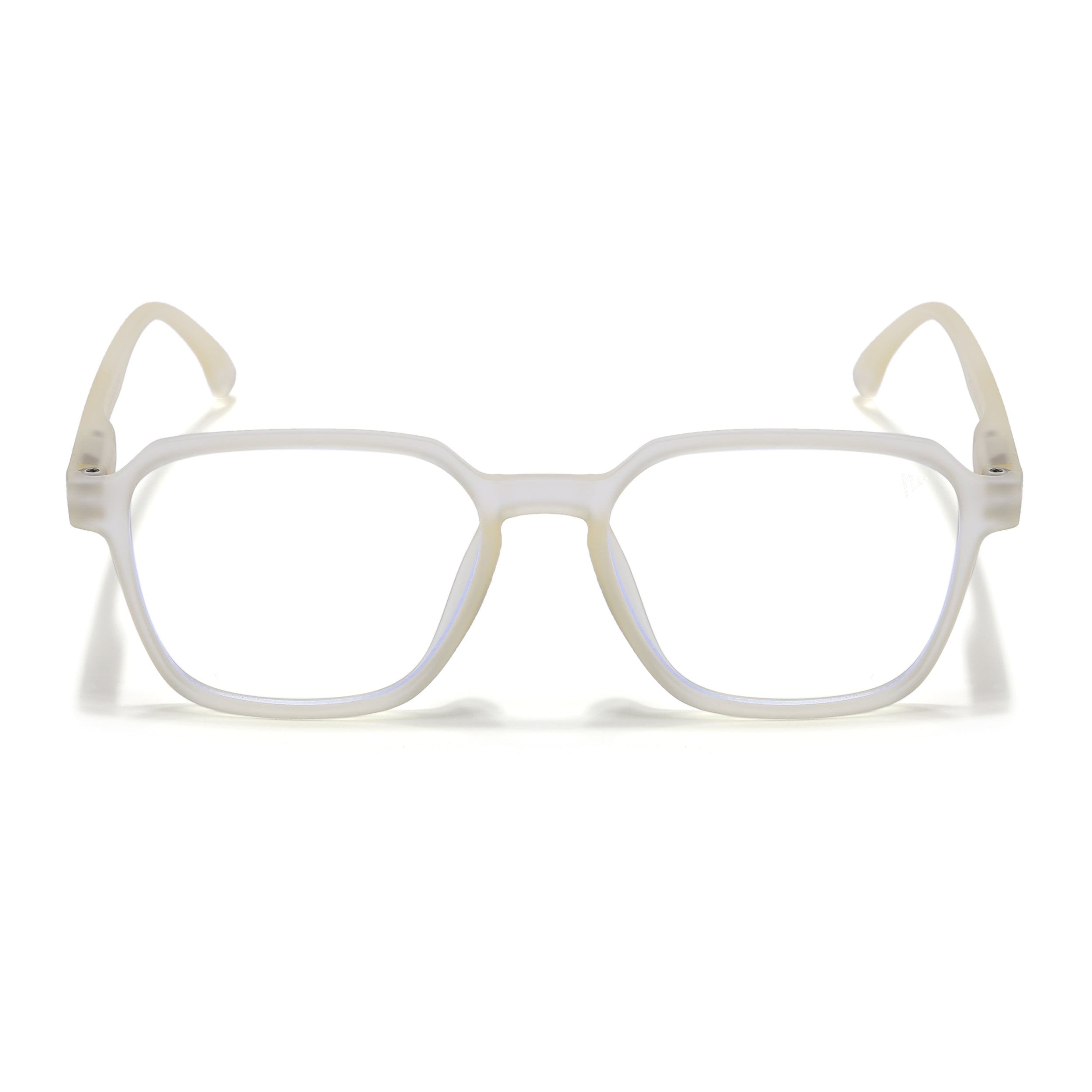 Voyage Air Yellow Square Eyeglasses for Men & Women (TR02MG4537-C2)