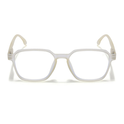 Voyage Air Yellow Square Eyeglasses for Men & Women (TR02MG4537-C2)
