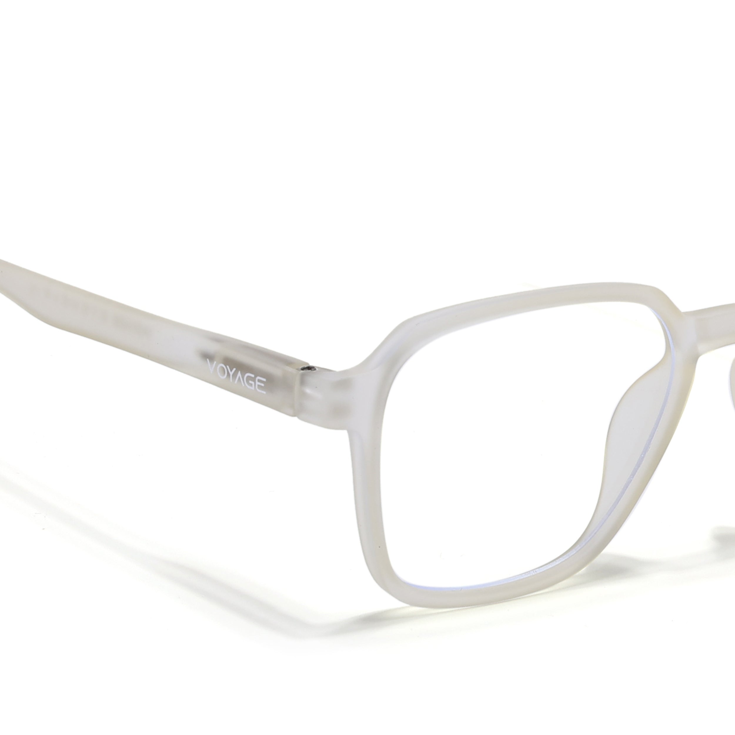 Voyage Air Yellow Square Eyeglasses for Men & Women (TR02MG4537-C2)