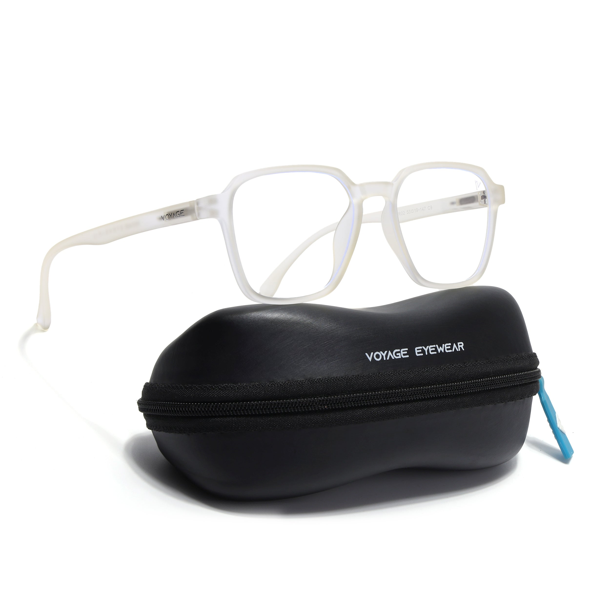 Voyage Air Yellow Square Eyeglasses for Men & Women (TR02MG4537-C2)