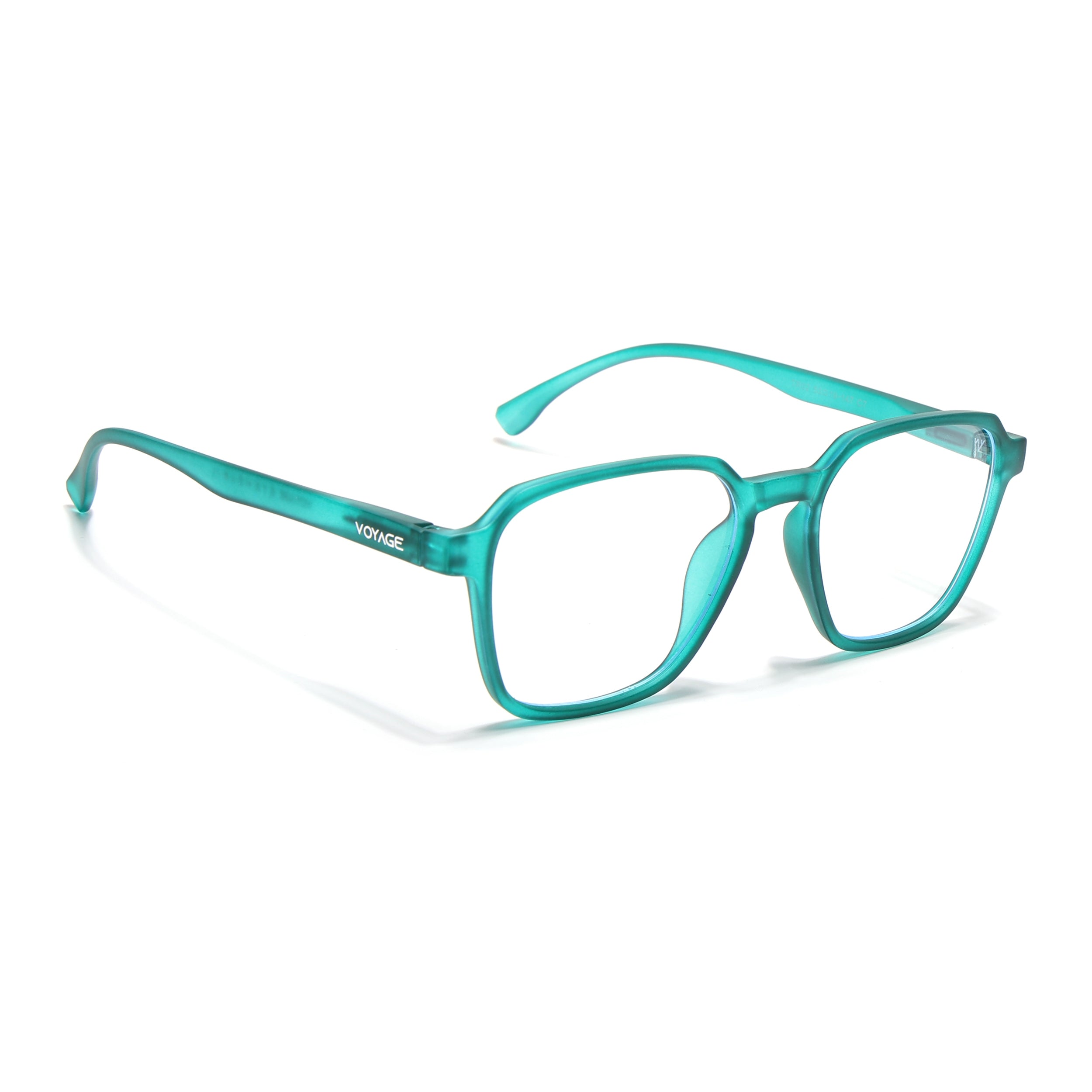 Voyage Air Green Square Eyeglasses for Men & Women (TR02MG4538-C3)