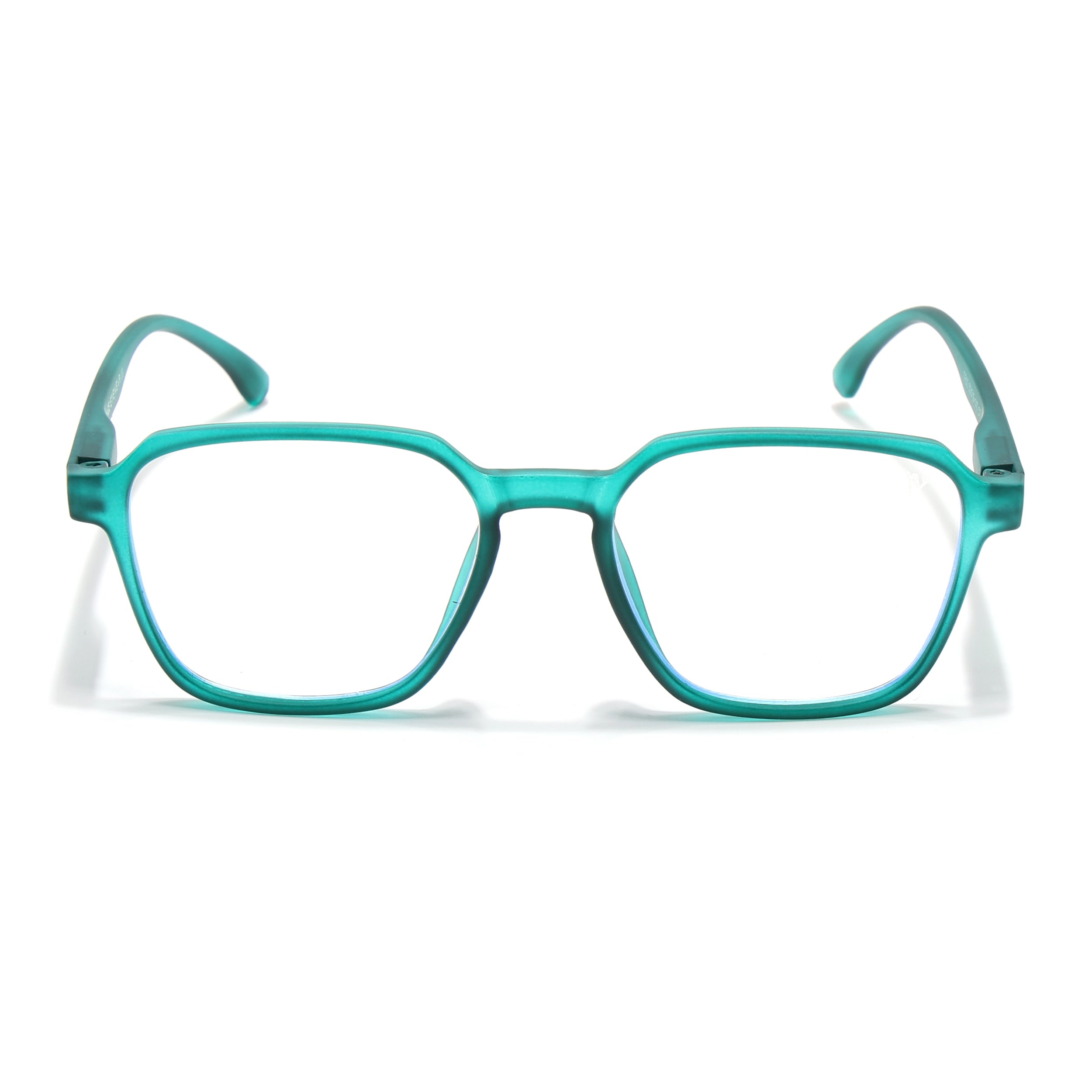 Voyage Air Green Square Eyeglasses for Men & Women (TR02MG4538-C3)