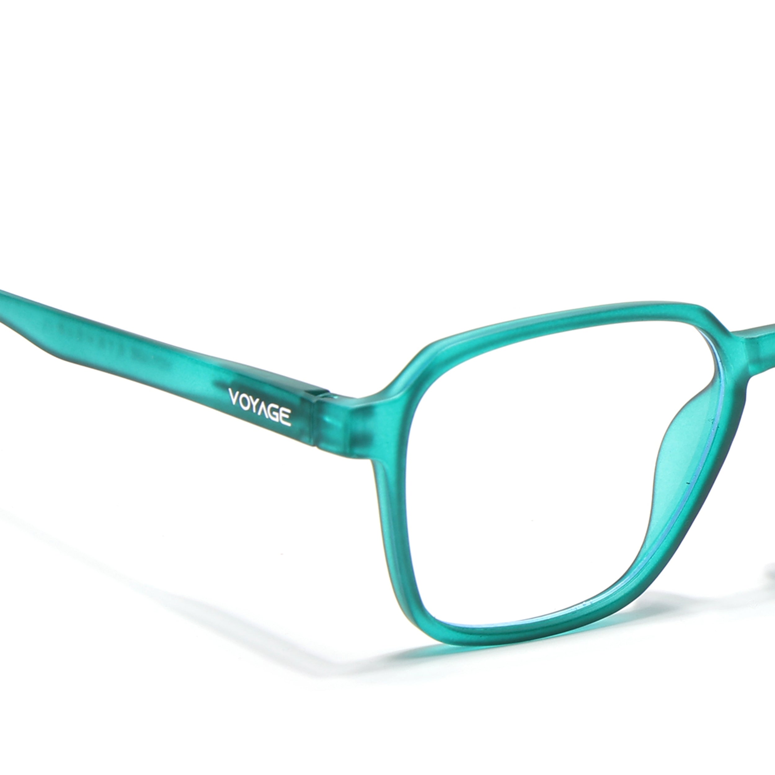 Voyage Air Green Square Eyeglasses for Men & Women (TR02MG4538-C3)