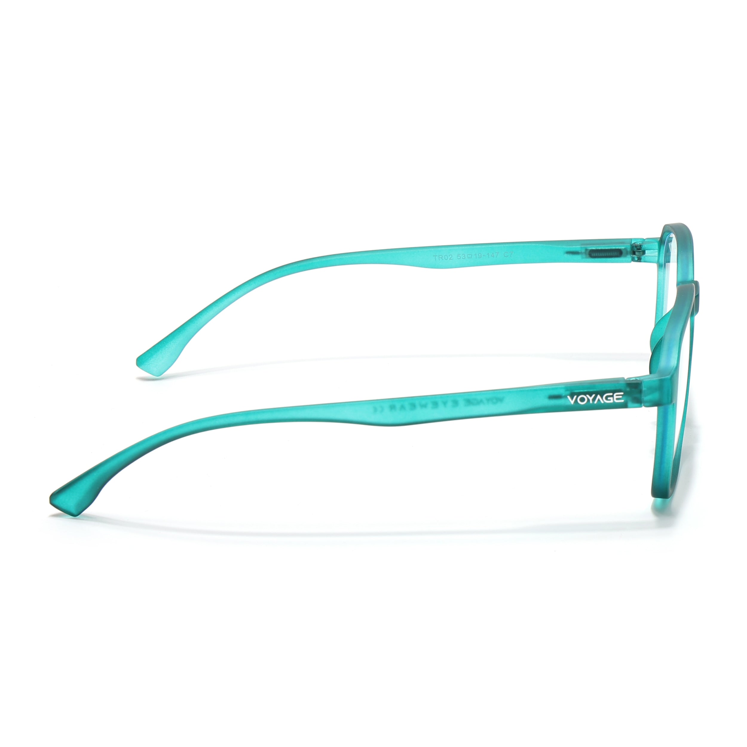 Voyage Air Green Square Eyeglasses for Men & Women (TR02MG4538-C3)