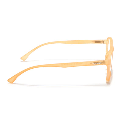 Voyage Air Orange Square Eyeglasses for Men & Women (TR02MG4539-C4)