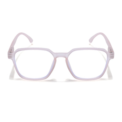 Voyage Air Pink Square Eyeglasses for Men & Women (TR02MG4540-C5)