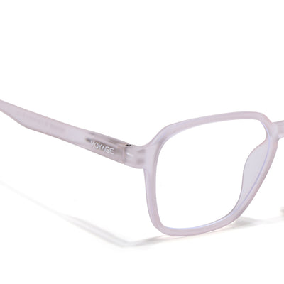Voyage Air Pink Square Eyeglasses for Men & Women (TR02MG4540-C5)