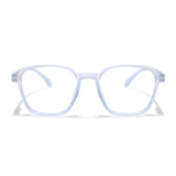 Voyage Air Light Blue Square Eyeglasses for Men & Women (TR02MG4541-C6)
