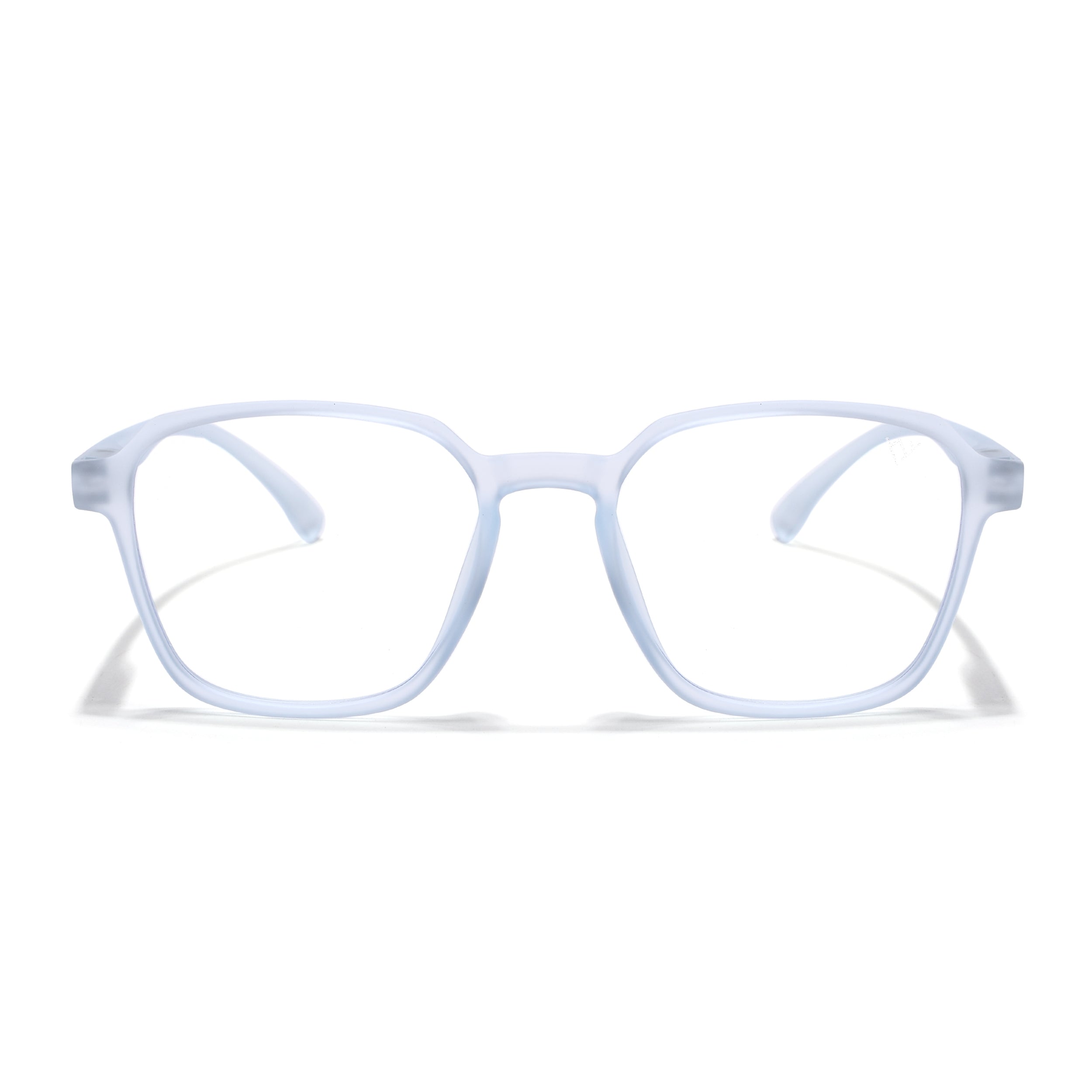 Voyage Air Light Blue Square Eyeglasses for Men & Women (TR02MG4541-C6)