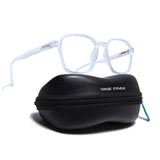 Voyage Air Light Blue Square Eyeglasses for Men & Women (TR02MG4541-C6)