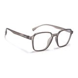 Voyage Air Grey Square Eyeglasses for Men & Women (TR02MG4543-C8)