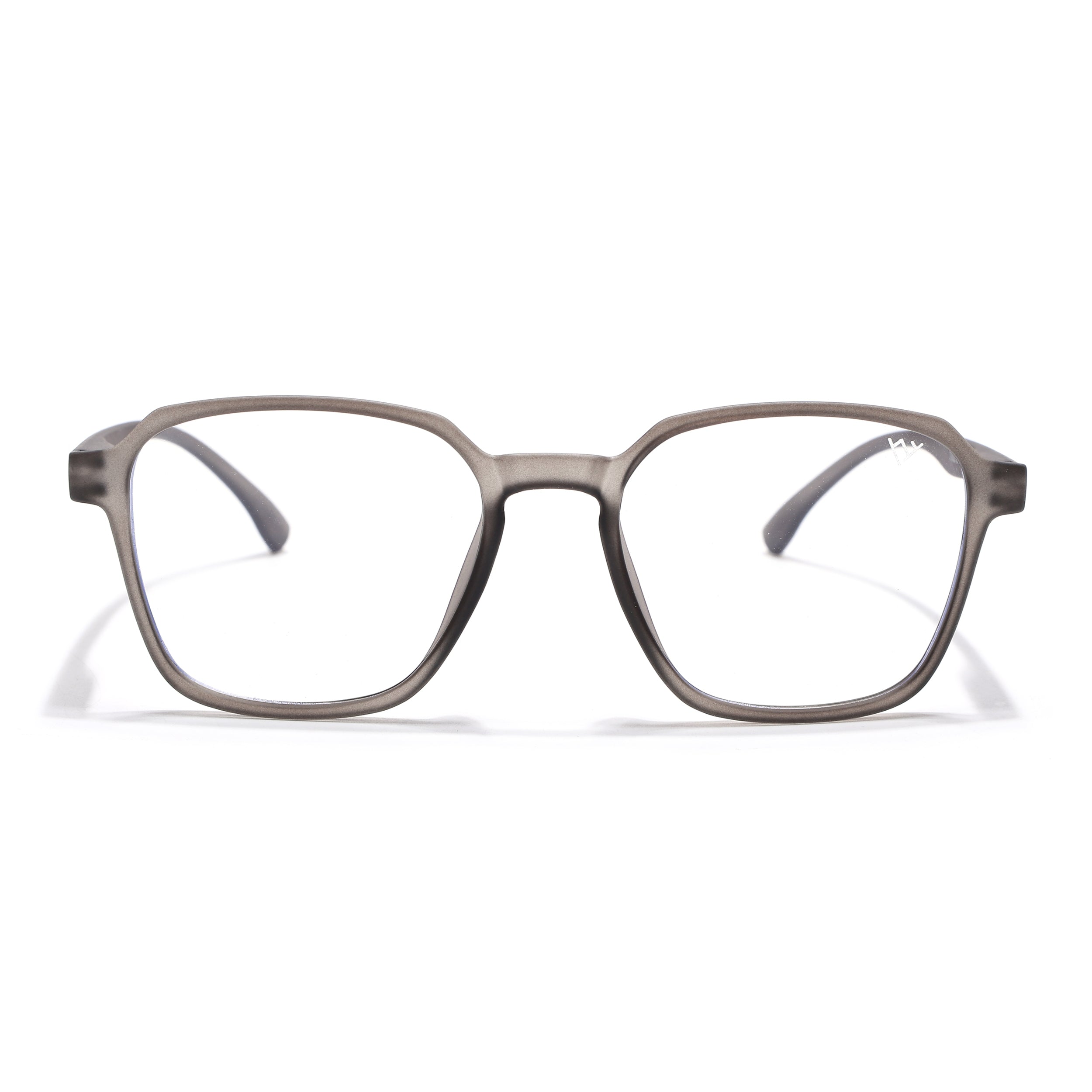 Voyage Air Grey Square Eyeglasses for Men & Women (TR02MG4543-C8)