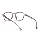 Voyage Air Grey Square Eyeglasses for Men & Women (TR02MG4543-C8)