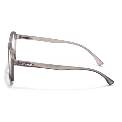 Voyage Air Grey Square Eyeglasses for Men & Women (TR02MG4543-C8)
