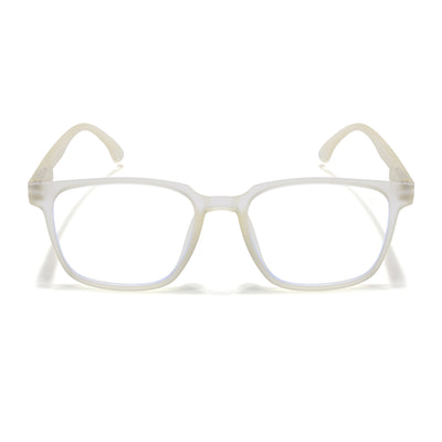 Voyage Air Yellow Square Eyeglasses for Men & Women (TR03MG4547-C2)