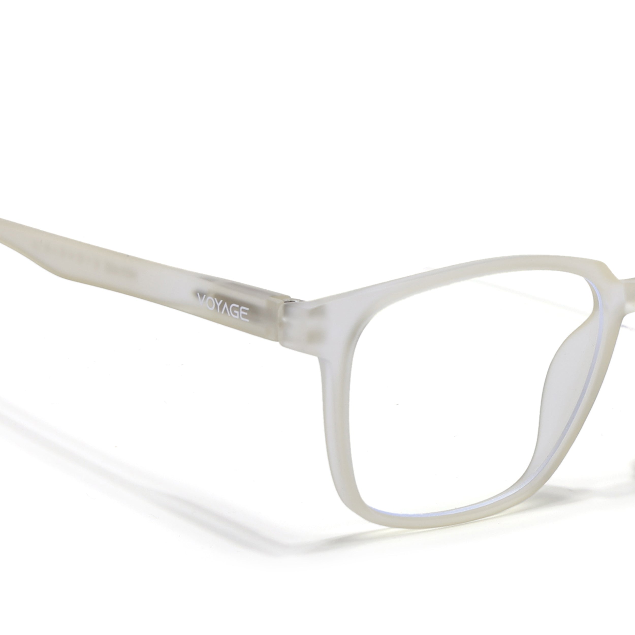 Voyage Air Yellow Square Eyeglasses for Men & Women (TR03MG4547-C2)