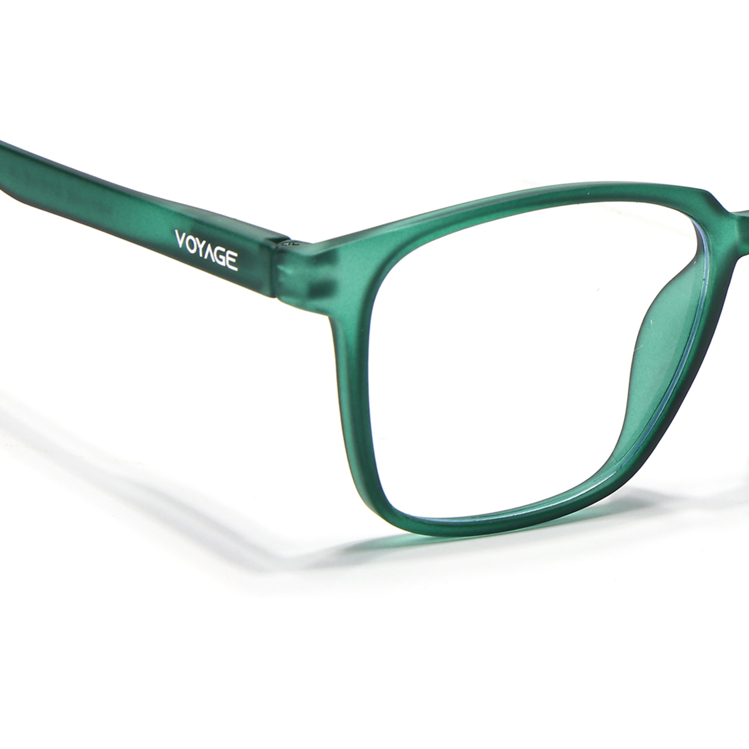 Voyage Air Green Square Eyeglasses for Men & Women (TR03MG4548-C3)
