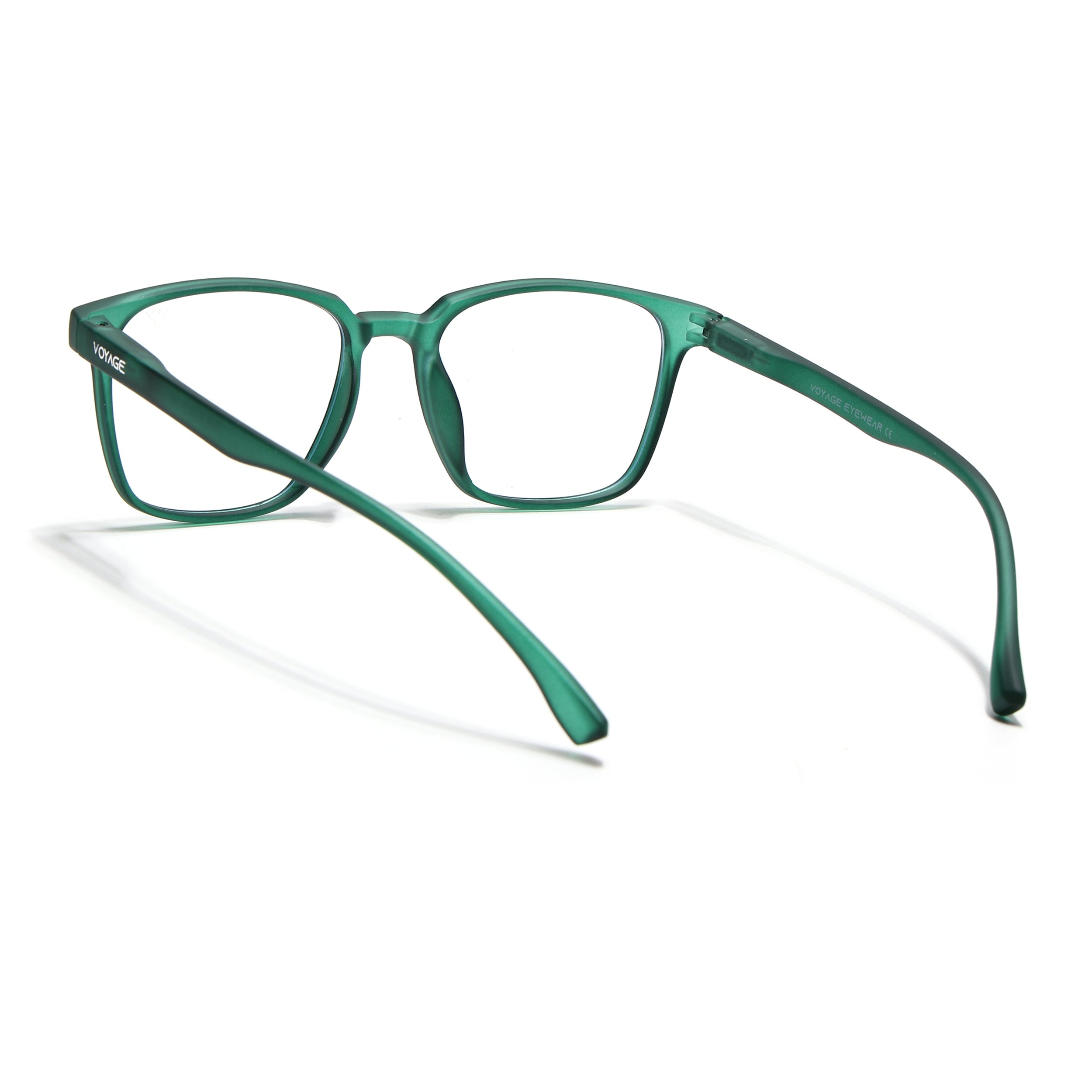 Voyage Air Green Square Eyeglasses for Men & Women (TR03MG4548-C3)