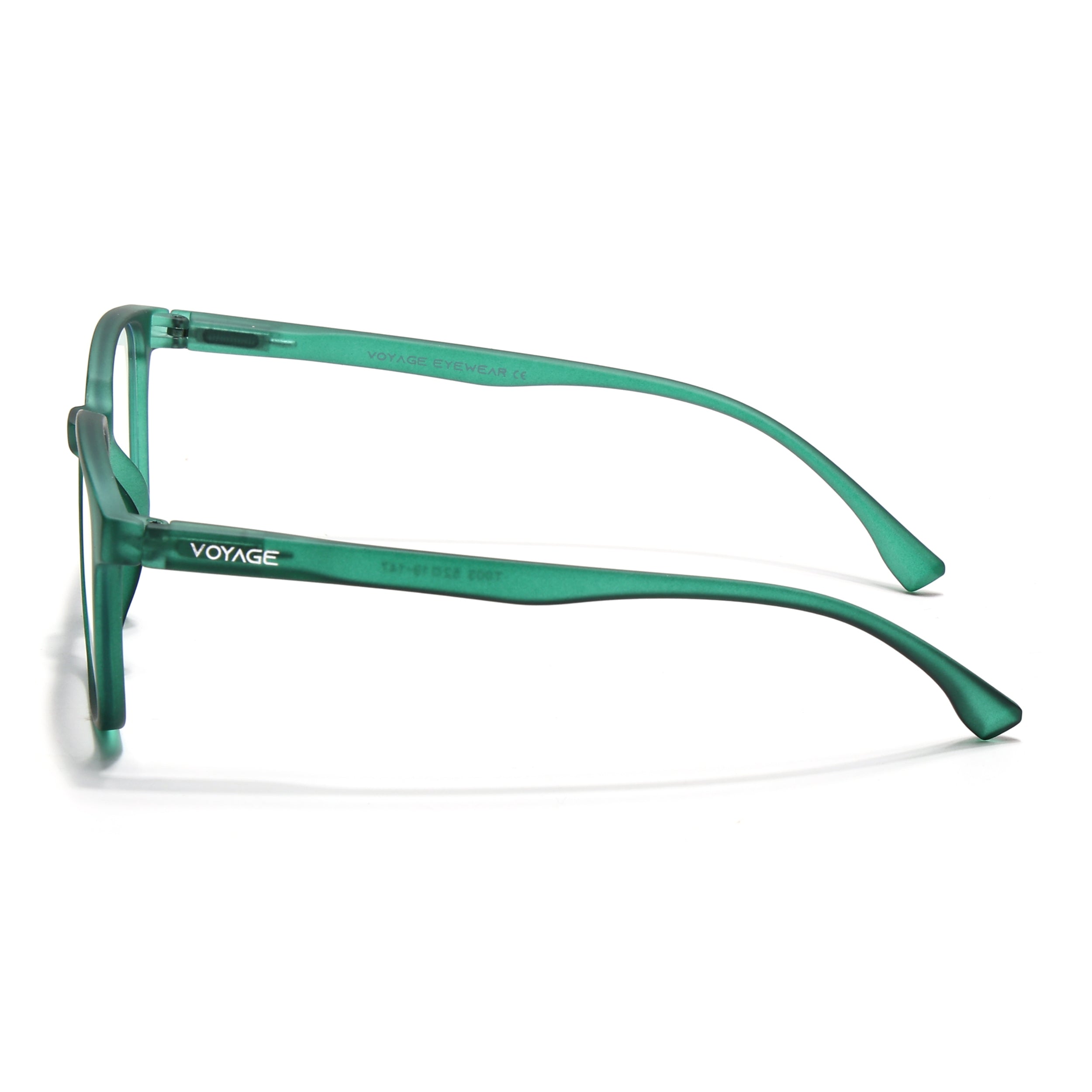 Voyage Air Green Square Eyeglasses for Men & Women (TR03MG4548-C3)