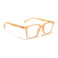 Voyage Air Orange Square Eyeglasses for Men & Women (TR03MG4549-C4)