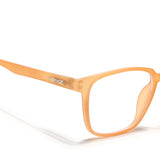 Voyage Air Orange Square Eyeglasses for Men & Women (TR03MG4549-C4)