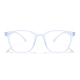Voyage Air Light Blue Square Eyeglasses for Men & Women (TR03MG4551-C6)