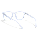 Voyage Air Light Blue Square Eyeglasses for Men & Women (TR03MG4551-C6)