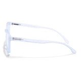 Voyage Air Light Blue Square Eyeglasses for Men & Women (TR03MG4551-C6)