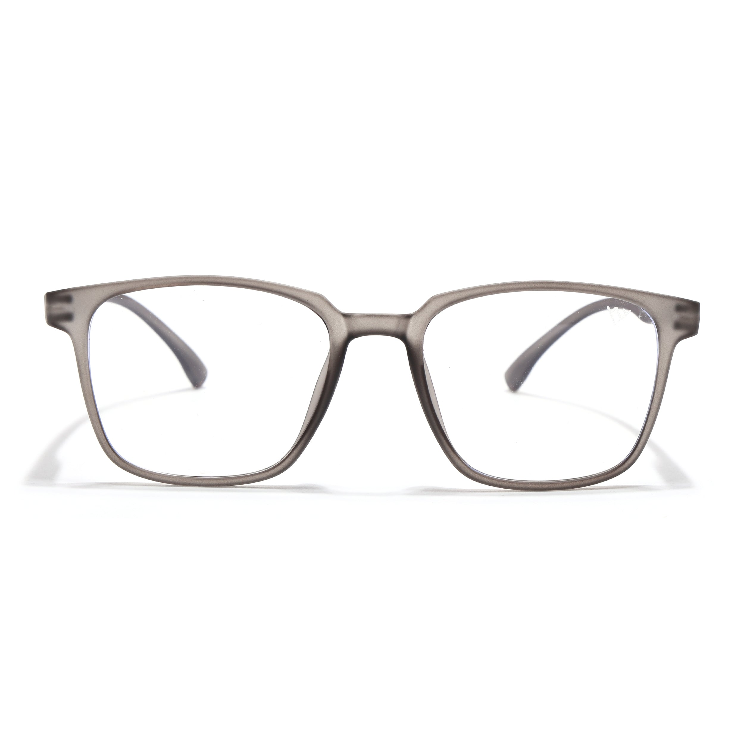 Voyage Air Grey Square Eyeglasses for Men & Women (TR03MG4553-C8)