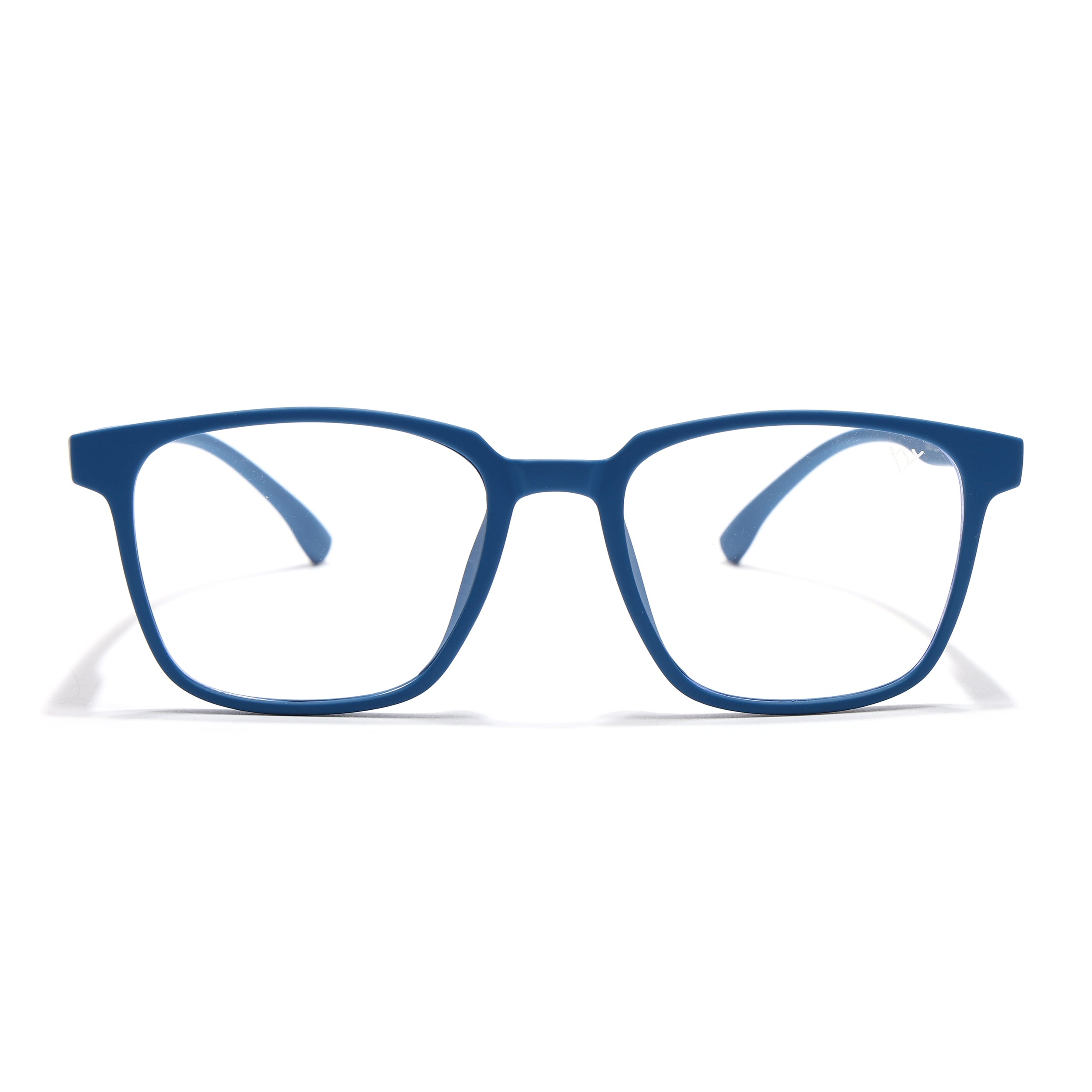 Voyage Air Royal Blue Square Eyeglasses for Men & Women (TR03MG4554-C9)