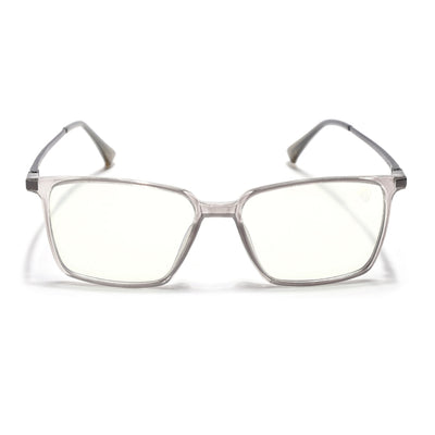 Eyejack Domino Transparent Square Eyeglasses for Men & Women (TR1002FCL1632-C3)