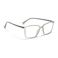 Eyejack Domino Transparent Square Eyeglasses for Men & Women (TR1002FCL1632-C3)