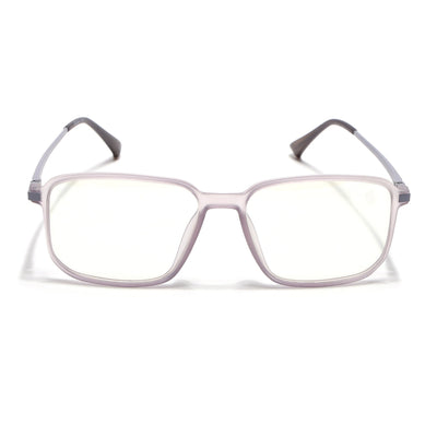 Eyejack Domino Purple Square Eyeglasses for Men & Women (TR1003FCL1651-C8)