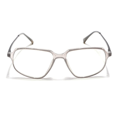 Eyejack Domino Transparent Square Eyeglasses for Men & Women (TR1004FCL1660-C3)
