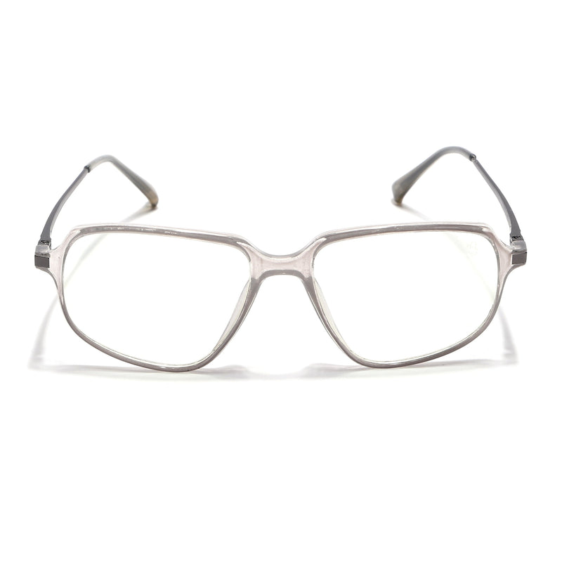 Eyejack Domino Transparent Square Eyeglasses for Men & Women (TR1004FCL1660-C3)