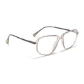Eyejack Domino Transparent Square Eyeglasses for Men & Women (TR1004FCL1660-C3)
