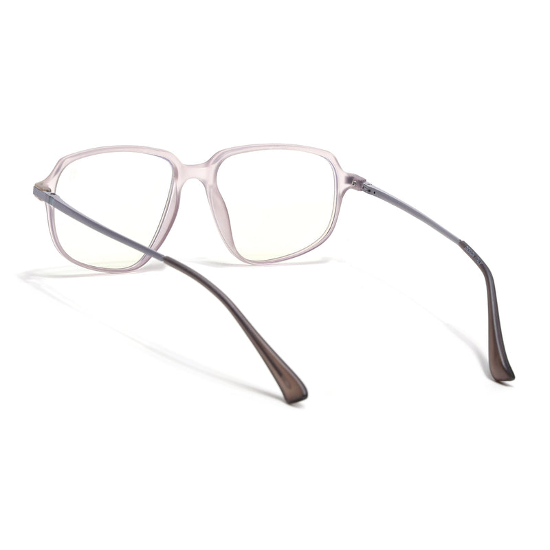 Eyejack Domino Purple Square Eyeglasses for Men & Women (TR1004FCL1665-C8)