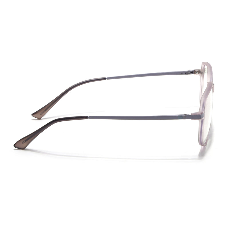 Eyejack Domino Purple Square Eyeglasses for Men & Women (TR1004FCL1665-C8)