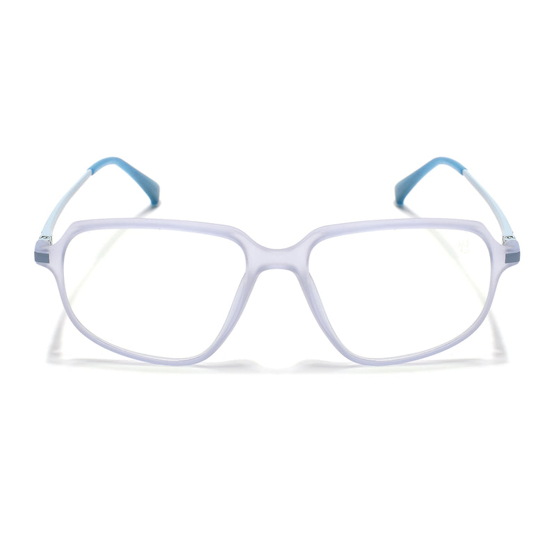 Eyejack Domino Light Purple Square Eyeglasses for Men & Women (TR1004FCL1666-C9)