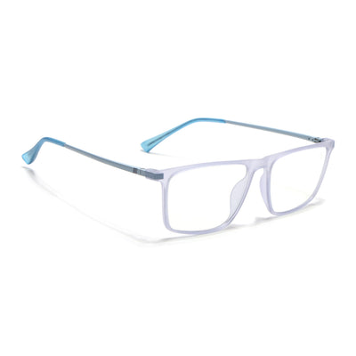 Eyejack Domino Light Purple Rectangle Eyeglasses for Men & Women (TR1006FCL1694-C9)