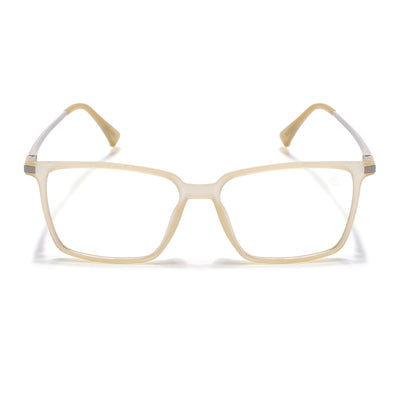 Eyejack Domino Yellow Square Eyeglasses for Men & Women (TR1007FCL1711-C12)