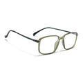 Eyejack Domino Olive Rectangle Eyeglasses for Men & Women (TR1008FCL1720-C7)