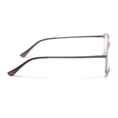 Eyejack Domino Purple Rectangle Eyeglasses for Men & Women (TR1008FCL1721-C8)
