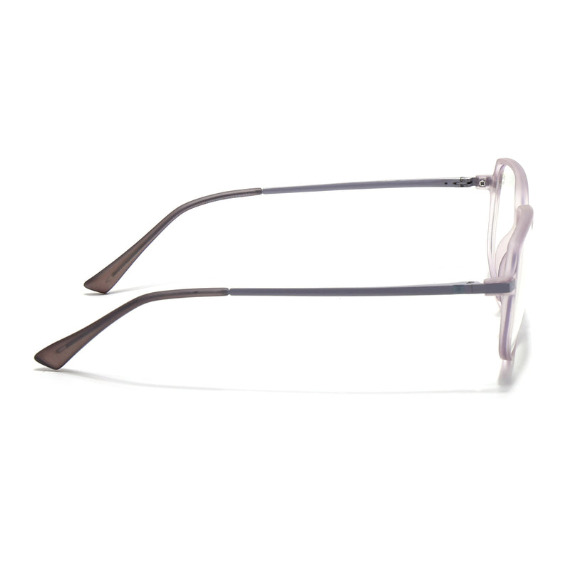 Eyejack Domino Purple Square Eyeglasses for Men & Women (TR1009FCL1735-C8)