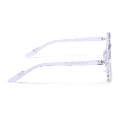 Voyage Air Grey Square Eyeglasses for Men & Women (TR1018MG4393-C3)