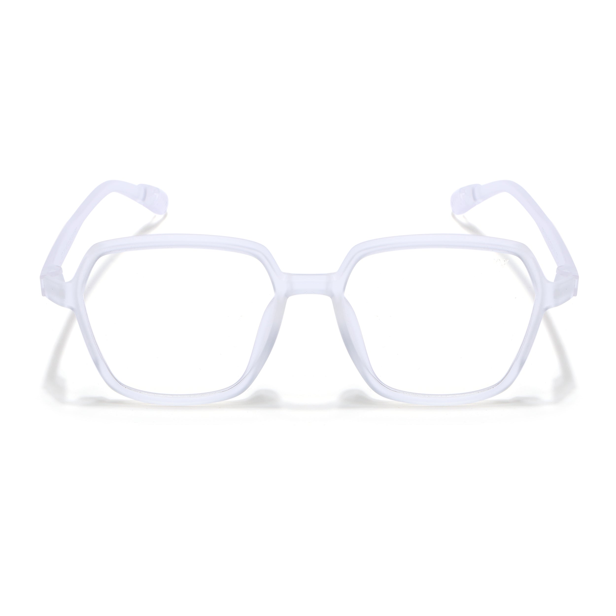 Voyage Air Transparent Square Eyeglasses for Men & Women (TR1018MG4394-C2)