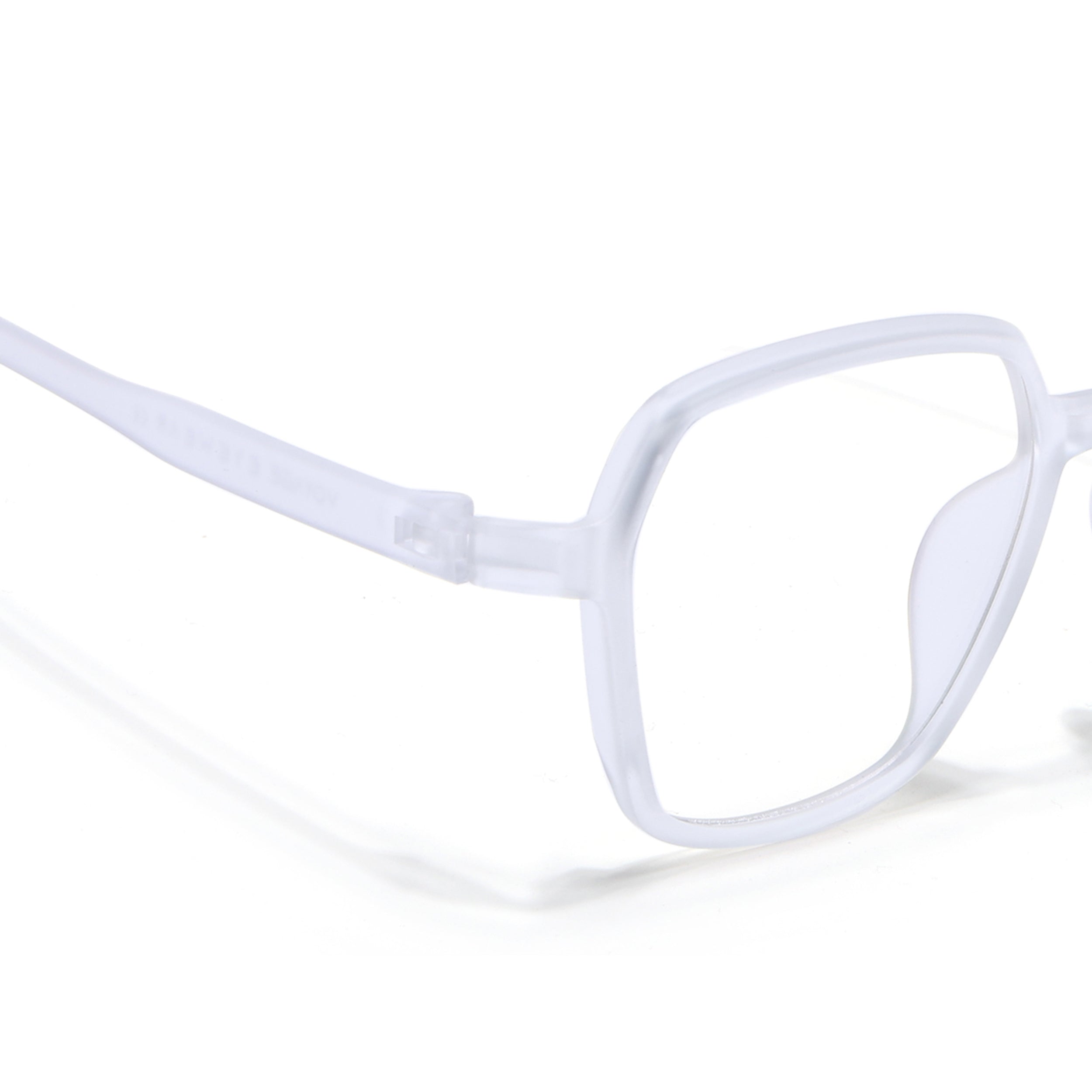 Voyage Air Transparent Square Eyeglasses for Men & Women (TR1018MG4394-C2)